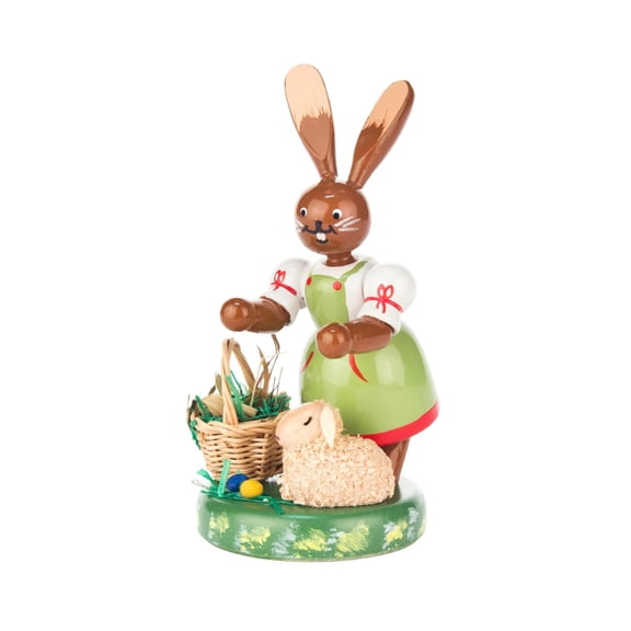 4" Dregeno Rabbit Easter Figure with Lamb