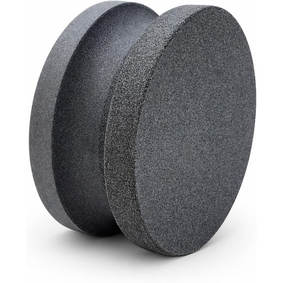 4" Dual Grit Axe/Hatchet Silicon Carbide Sharpener Multipurpose Sharpening Stone Grinding Wheel