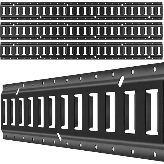4' E Track Tie Down Rail Kit, Heavy Duty Etrack Rails System