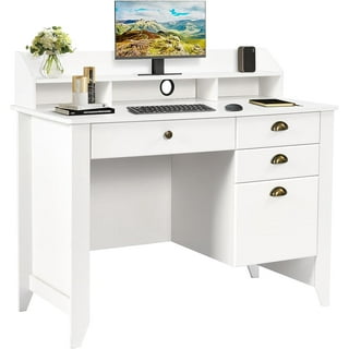 Walmart white 2024 desk with drawers