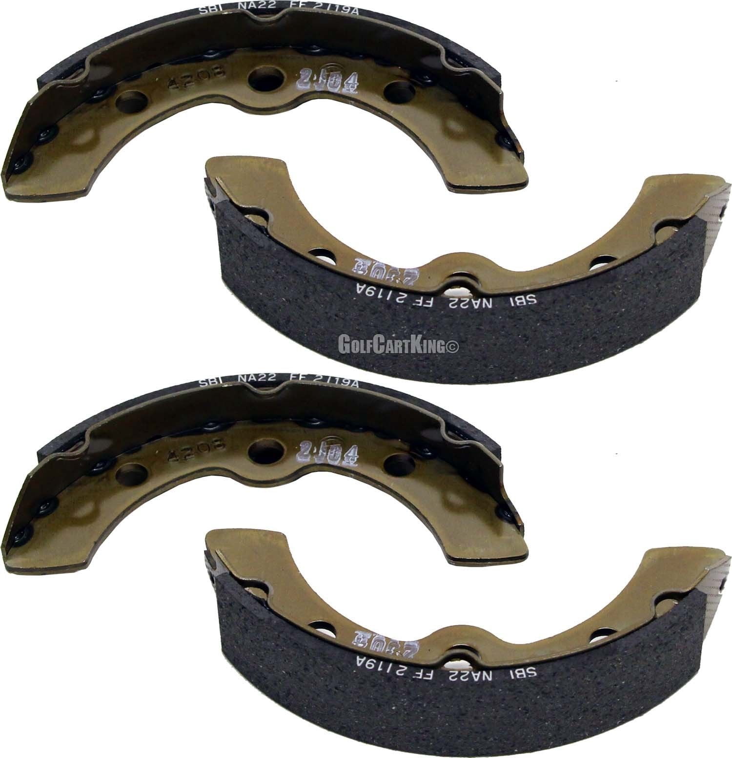 (4) EZGO Brake Shoes (1982-1986.5) Marathon Gas or Electric Golf Cart