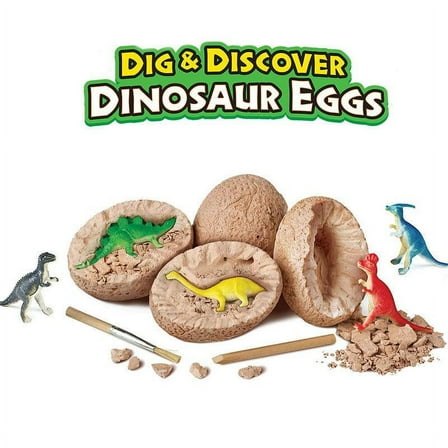 1 Egg/Pack Dinosaur Digging Eggs Toy Dinosaur Excavation Set, Awesome Gift for Kids, Learning Toy for Boys and Girls Ages 4, 5, 6, 7, 8+