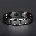 thumbnail image 1 of 4 Elements Domineering And Fashionable Titanium Steel Bracelet Spherical Gift for Family And Friends,Black, 1 of 15