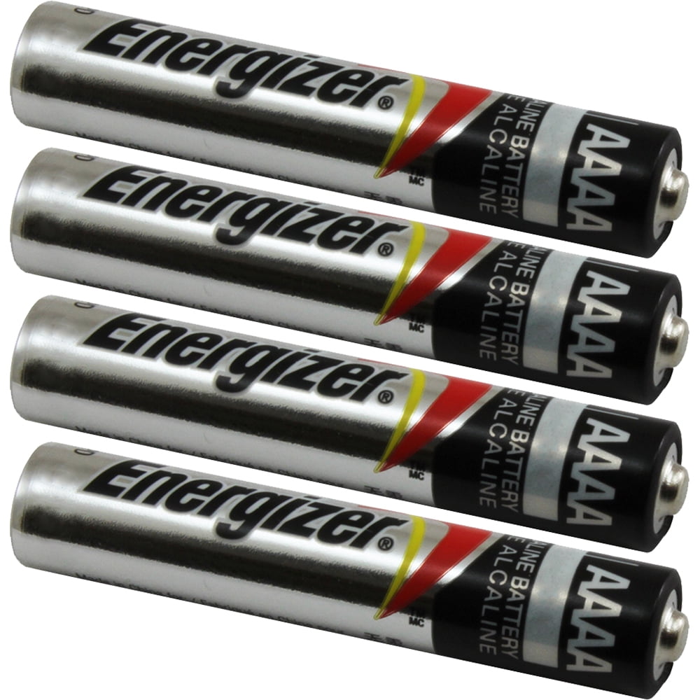 4 Energizer AAAA EN96 Alkaline Batteries for Streamlight Stylus Lights