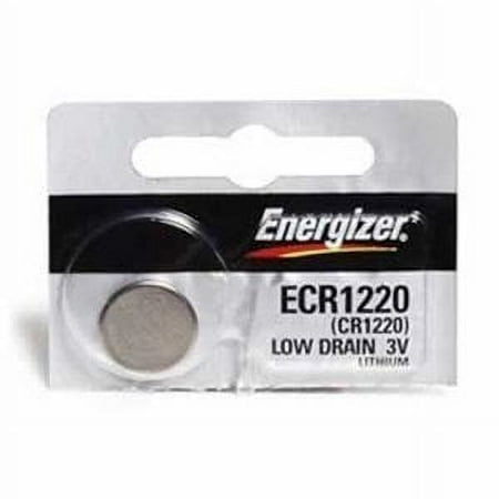 4 Energizer CR 1220 3 v Lithium Watch 0%Hg Mercury Free Batteries