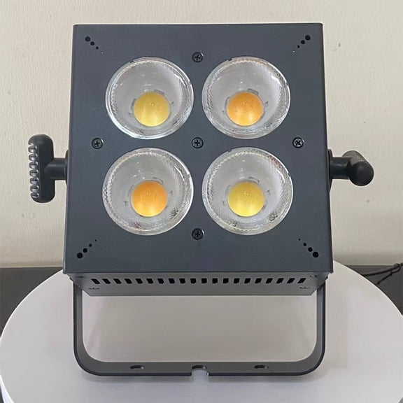 Indoor White Warm Color DJ Fixtures COB LED Blinder Lights Stage Strobe 4-Eyes