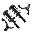 thumbnail image 1 of Set of 4 Front Lower Control Arm Ball Joint-Quick Complete Strut-Coil Spring Assembly For 2007-2009 Hyundai Santa FE GLS, 1 of 10