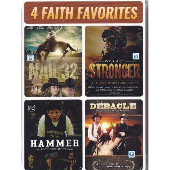 4 FAITH FAVORITES Nail 32 * We are Stronger * Hammer * Debacle [DVD]