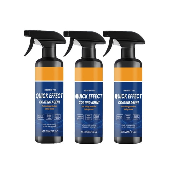 4 FL OZ Car Coating Agent Polish Spray for Automotive Paint Protection Mirror Gloss Shine Waterproof Sealant Long Lasting Finish