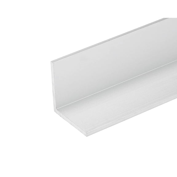 4 FT - 2" x 1/8" Clear Anodized Aluminum Angle 6063 Alloy T-6 Temper