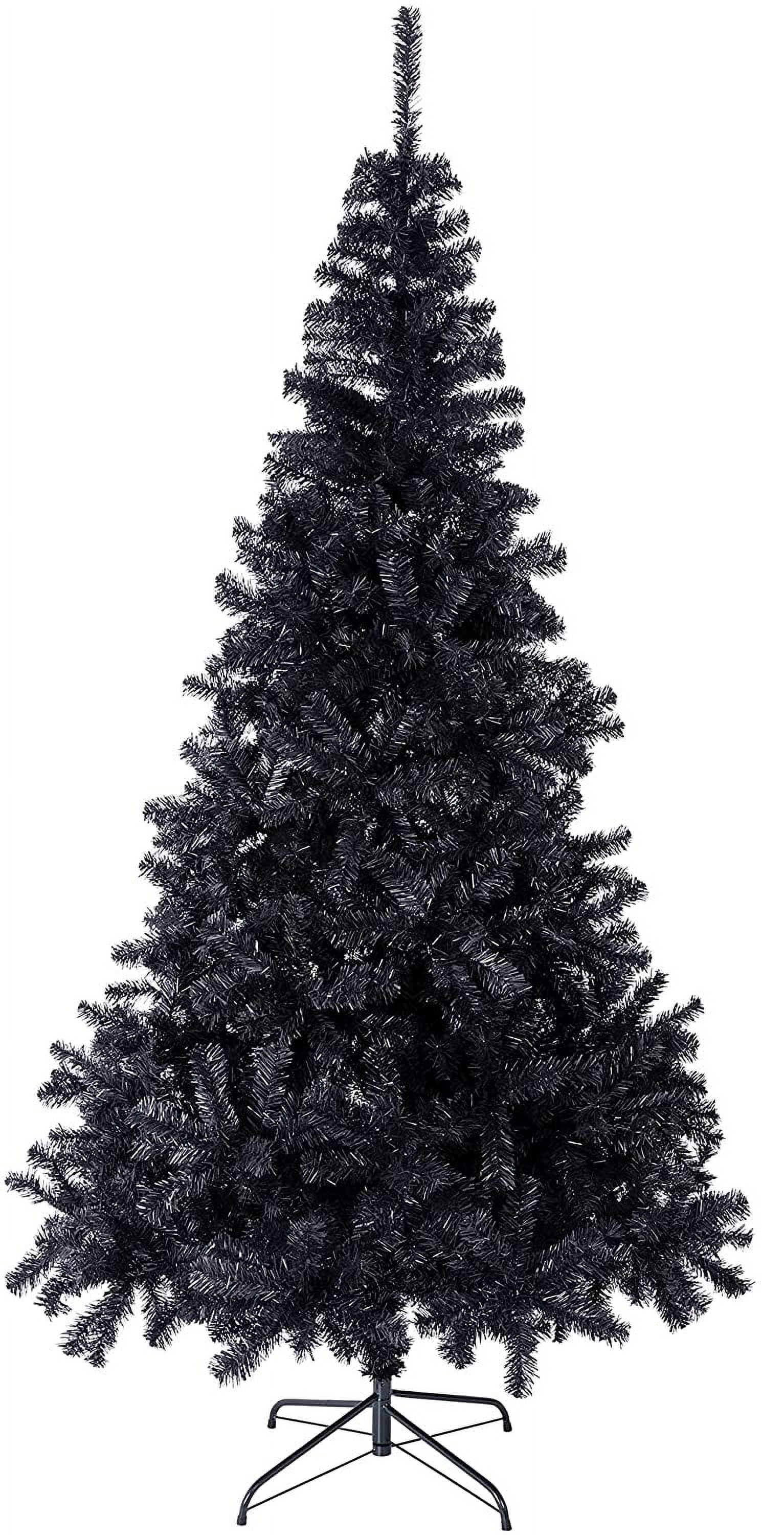 4 FT Halloween Black Artificial Christmas Tree 400 Tips Seasonal