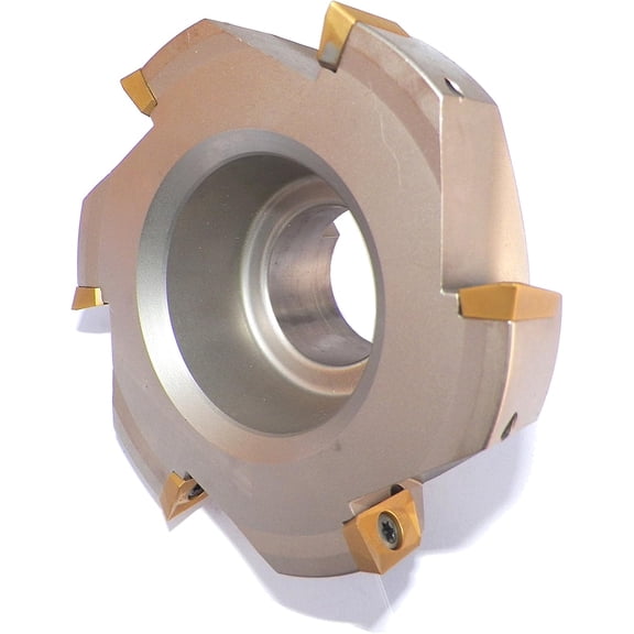 4" Face Shell Mill Cutter 90 Degree 6 Flutes Face Milling Cutter W APMT Inserts