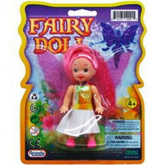 4'' Fairy Doll- Assorted Colors Case of 96