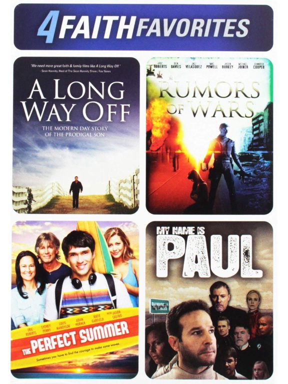 4 Faith Favorites A Long Way Off Rumors of Wars My Name is Paul DVD NEW