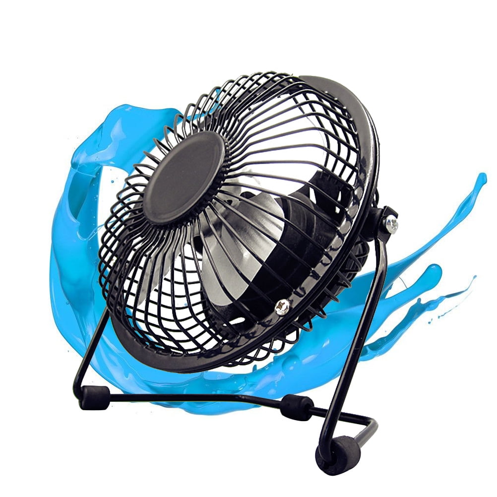 4 '' Fan for Dorm Room Cold Table Home Floor Quiet Metal Wrought Iron Office