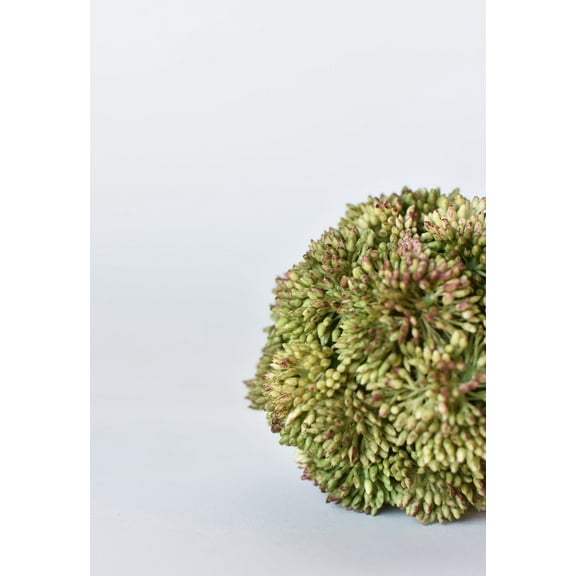 4" Faux Green Sedum Ball