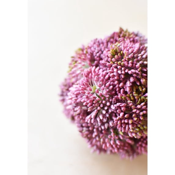 4" Faux Mauve Sedum Ball