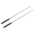 thumbnail image 1 of 4 Feet Extendable Portable Telescopic Handheld Tour Flag Pole, Black 2 Pack, 1 of 6