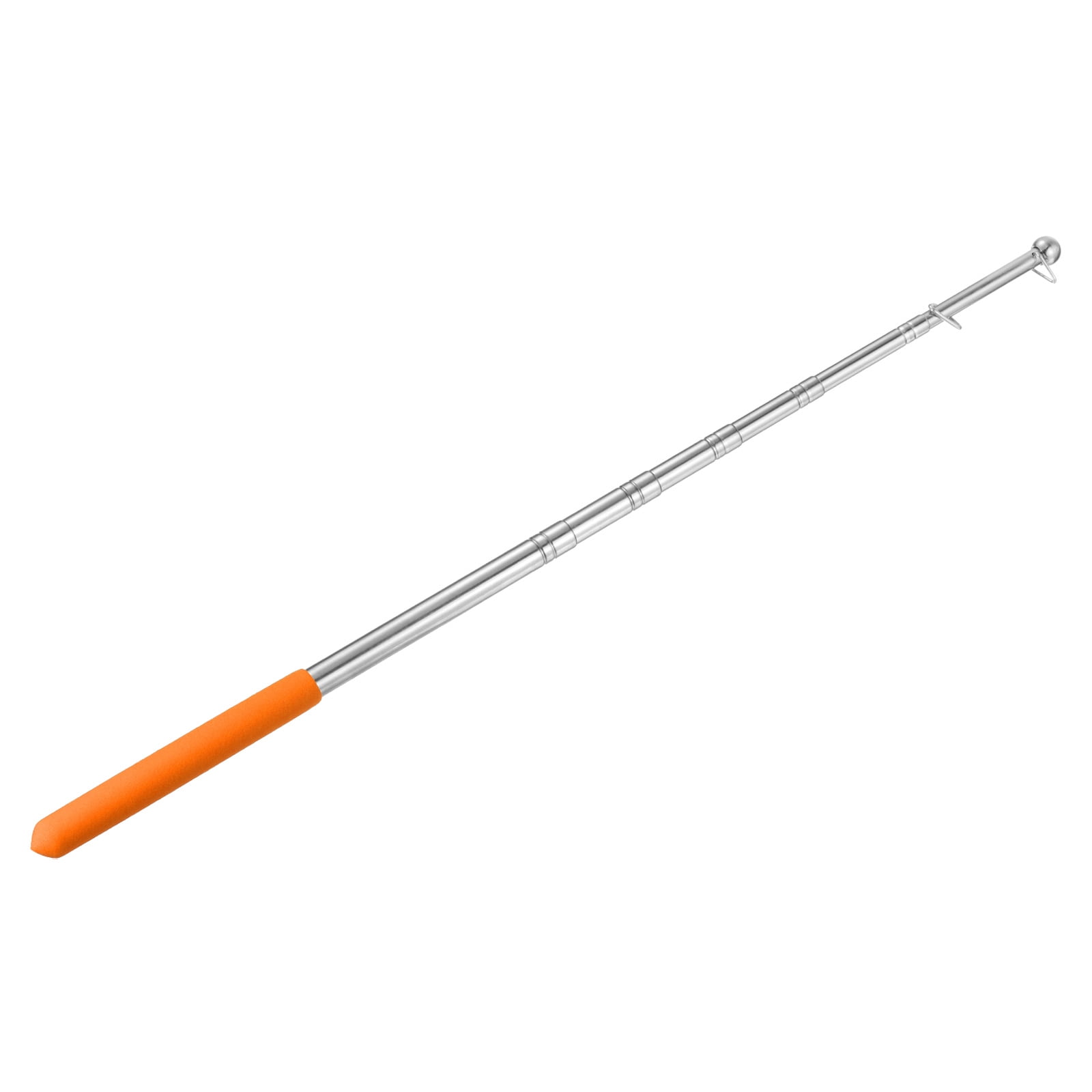 4 Feet Extendable Portable Telescopic Handheld Tour Flag Pole, Yellow ...