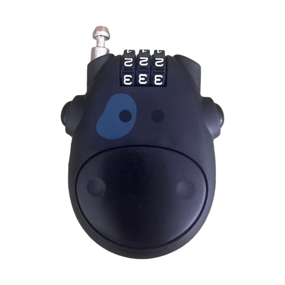 4 Figure Combination Cable Lock Heavy Type Telescopicing Steel Cores Safe Lock for Motorcycles Helmets Scooters Ski Gear