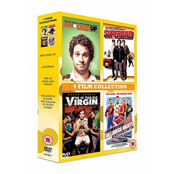 4 Film Collection: Knocked Up/superbad/40 Year Old Virgin/talladega Nights [DVD]