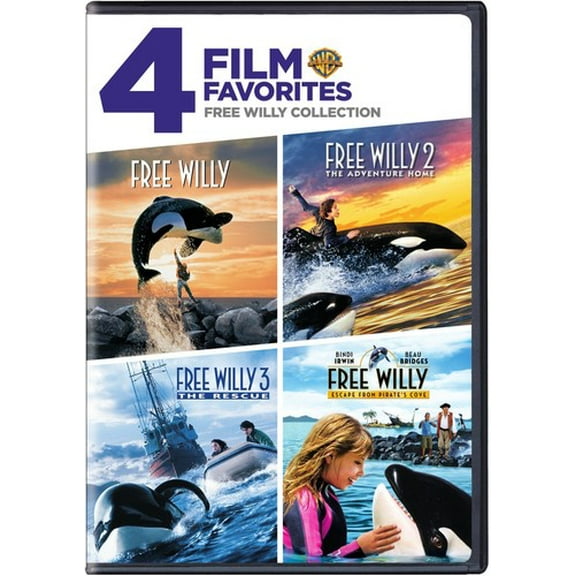 Free Willy Collection (DVD) 4 Film Favorites