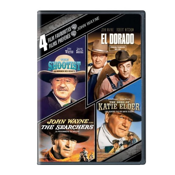Pre-Owned 4 Film Favorites: John Wayne (The shootist + El Dorado + The Searchers + The Sons of Katie Elder)