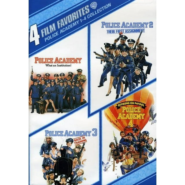4 Film Favorites: Police Academy 1-4 Collection (DVD), Warner Home Video, Comedy