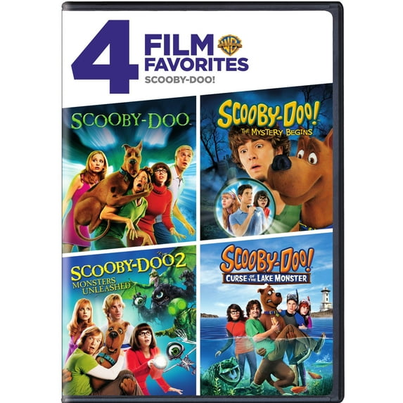 4 Film Favorites: Scooby-Doo! (Scooby-Doo / Scooby-Doo 2: Monsters Unleashed / Scooby-Doo! Curse of the Lake Monster / Scooby-Doo! The Mystery Begins) (DVD)