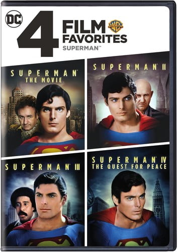 Dvd Superman Kit 4 Filmes De Coleção Novo Lacrado Dc Comics