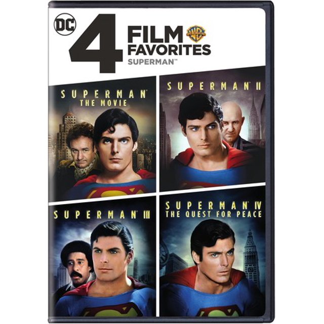 4 Film Favorites: Superman (DVD) - Walmart.com