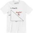 thumbnail image 1 of 4.Find x I Found It - Funny Humor Math Answer College Teacher Men's T-Shirt, 1 of 4