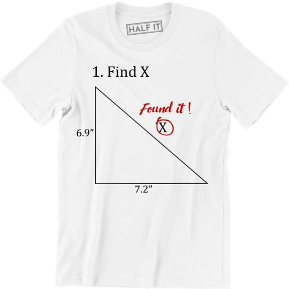 4.Find x I Found It - Funny Humor Math Answer College Teacher Men's T-Shirt
