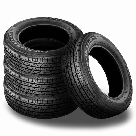 4 Firestone Destination LE 2 225/65R17 102H All Season Truck SUV 60K Mi Warranty FS006578 / 225/65/17 / 2256517