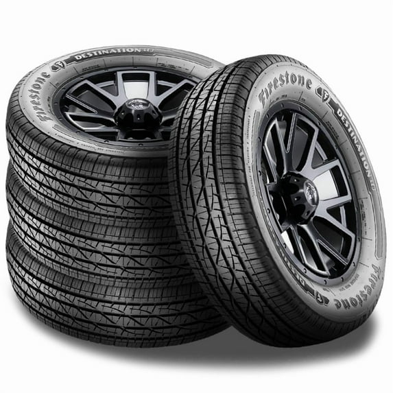 Firestone Destination LE3 235/55R19 101H all season black tires with M+S symbol