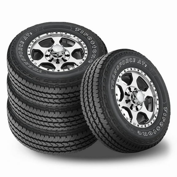 4 Firestone Transforce AT2 OWL 285/60R20 125/122R All Terrain Tire [10 PLY LR E] FS014358 / 285/60/20 / 2856020