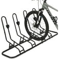 thumbnail image 1 of 4 Floor Bike Rack, Safeguard Disc Brakes & Derailleurs Design, Waterproof Bicycle Stand Indoor/Outdoor/Garage Use, Fits 12"-29" Tires, Upgraded 0.63" Steel Tubes for Stability, 1 of 11