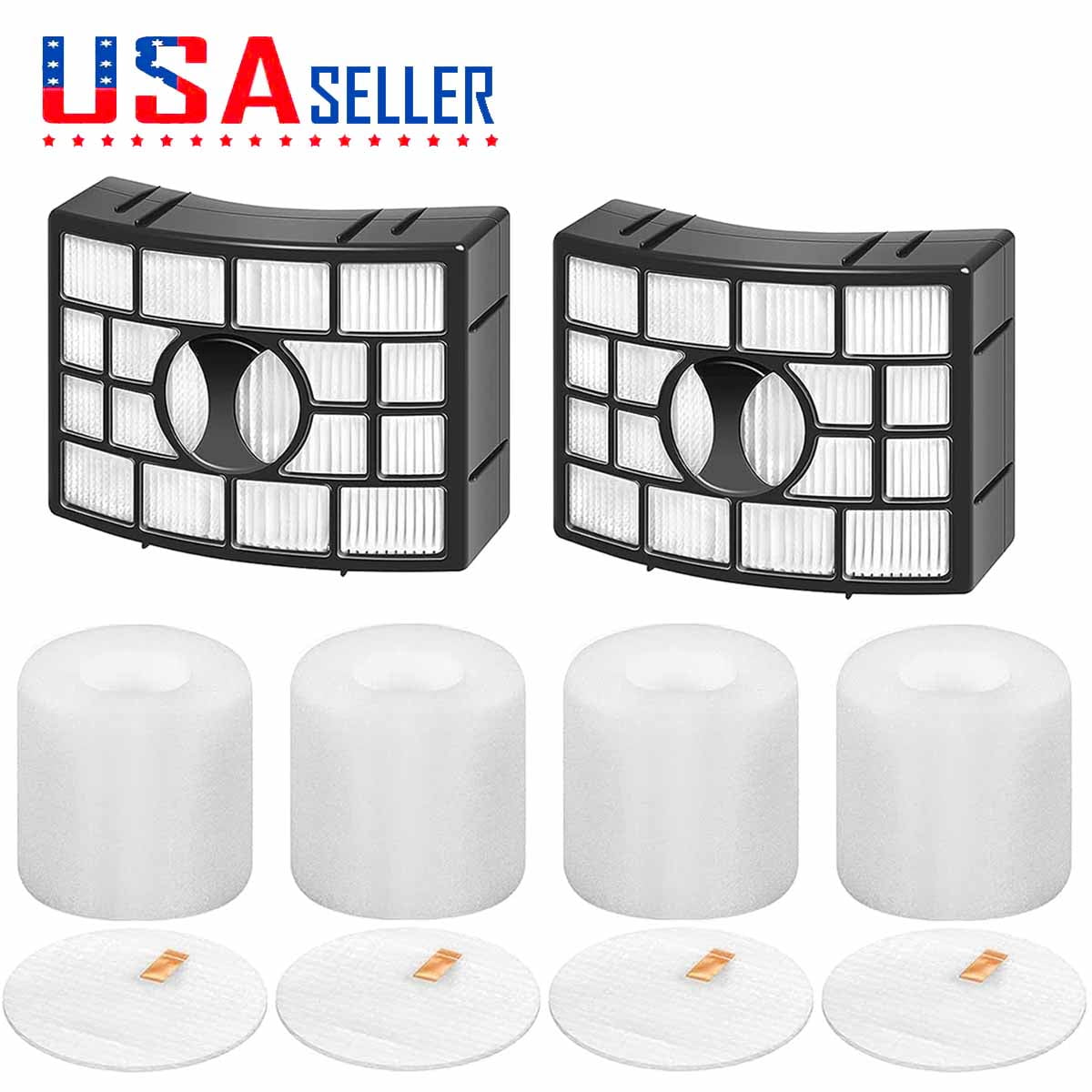 4 Foam + 4 Felt + 2 HEPA Filters for Shark Rotator APEX DuoClean