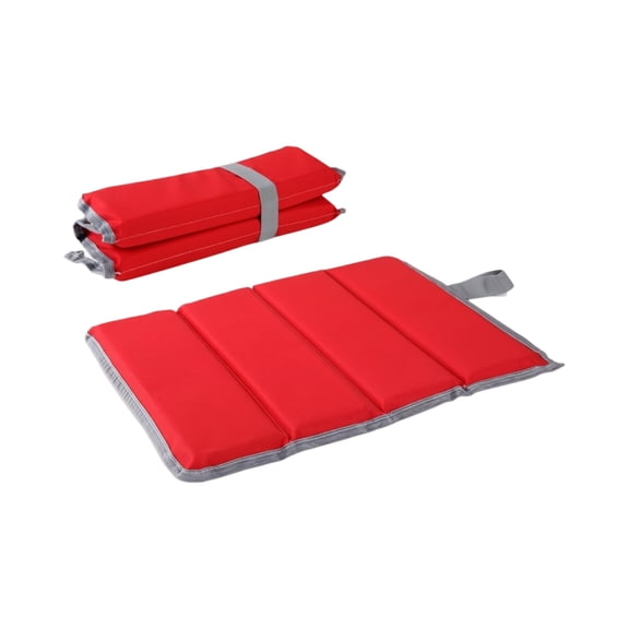 4-Fold Coated Pearl Cotton Cushion Portable Outdoor Picnic Seat Pad