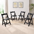 thumbnail image 1 of 4 Folding Chairs - Premium PU Leather - Home Seating - Open - to - Use Design, 1 of 5