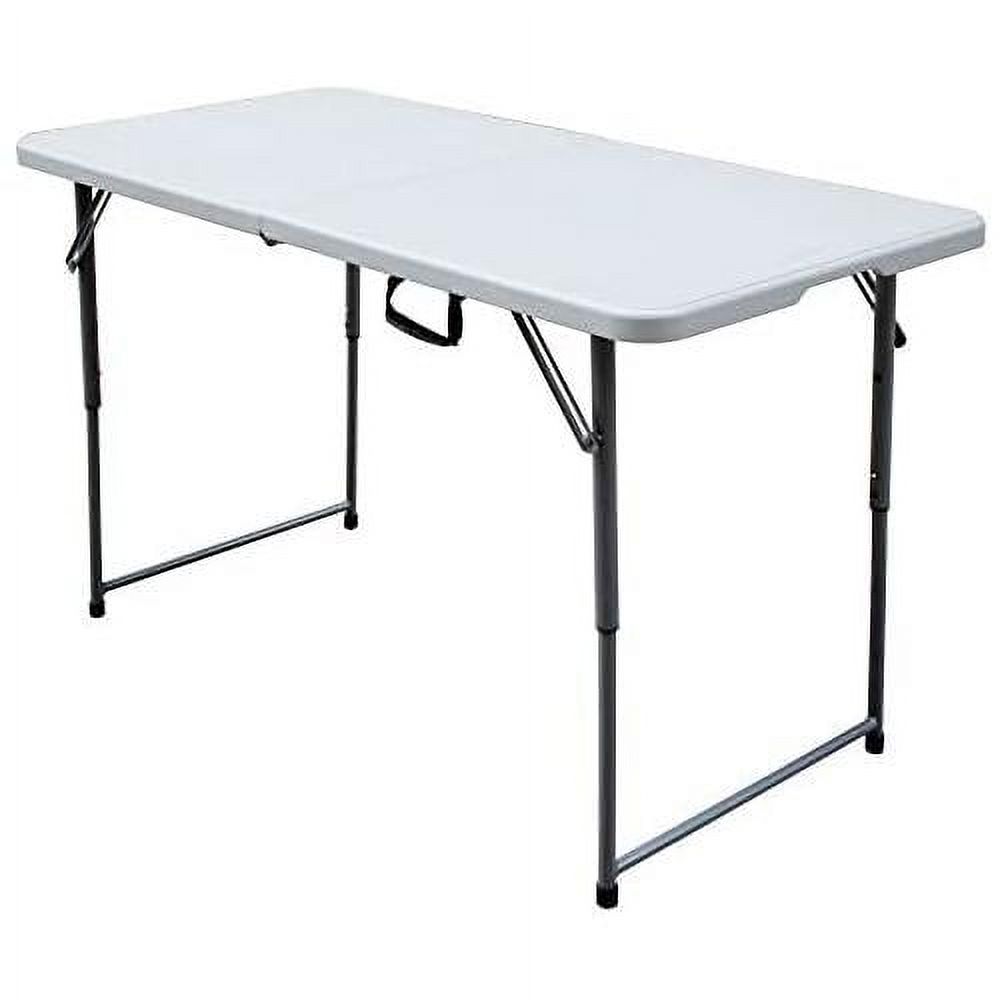 4 Foot Molded Bi Foldable Utility Portable Garage Sale Event Dining