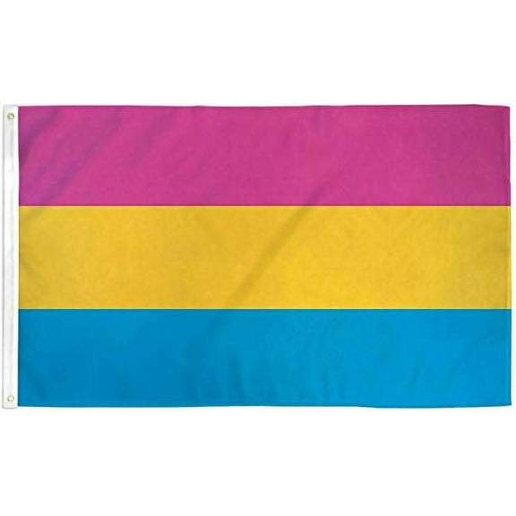 4 Foot x 6 Foot Pansexual Flag Rainbow Pride