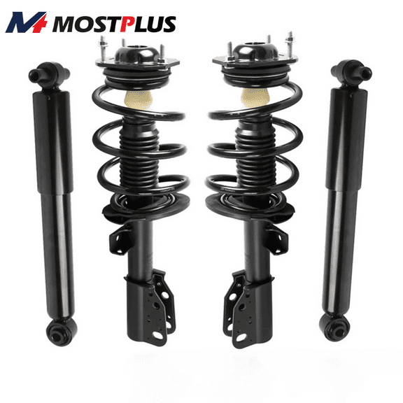 MOSTPLUS Front+Rear Shocks Absorber Struts Assembly for Acadia Traverse Enclave Outlook