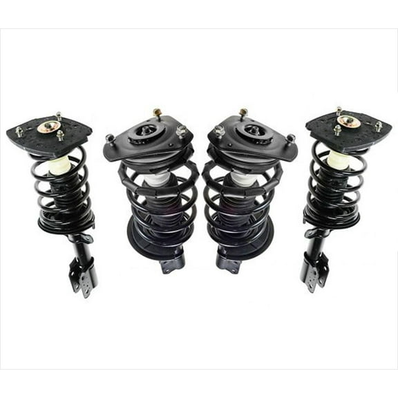 (4) Ft Rr Complete Coil Spring Struts for 16 Inch Rim Base 04-05 Impala