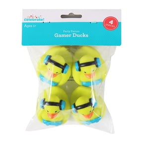 4 Count, Gamer Ducks, Party Favors, by Way To Celebrate