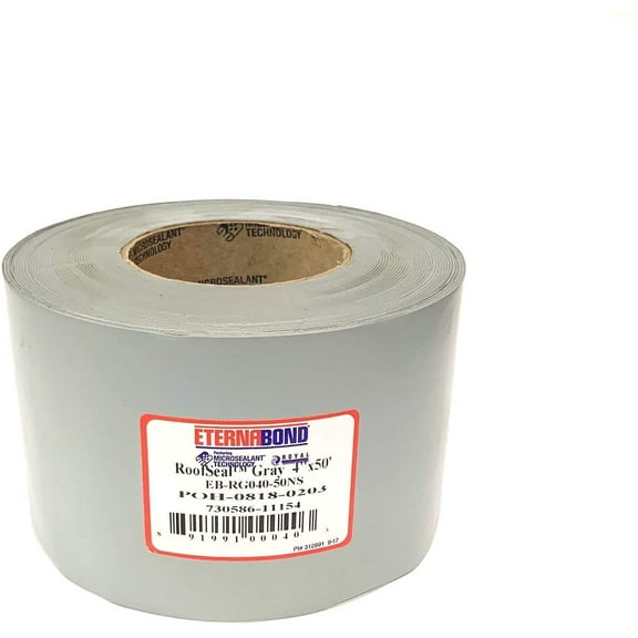 4" GRAY Eternabond Roof Leak Repair Tape Patch Seal (20 Feet)