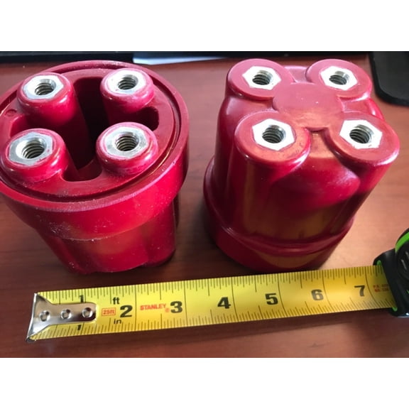 4 GUND Glastic Electrical Standoff Insulators GINS-4610-81-S