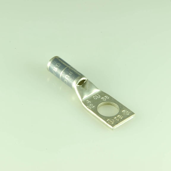 4 Ga., 3/8" Stud Copper Compression Lugs (1 per pack)
