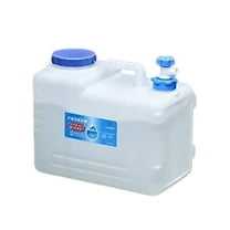 4 Gallon & 4.76 Gallon Water Container with Spigot - Portable Water Storage for Camping, Hiking, Hurricane Preparedness - Leakproof Outdoor Water Jug, Emergency Water Tank for Car, Home, Backpacking