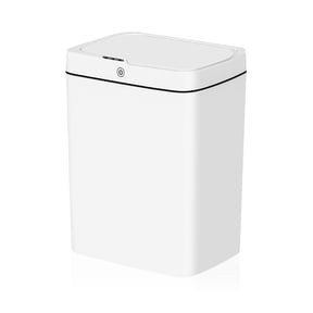 4 Gallon Automatic Trash Can with Motion Sensor - Touchless Bathroom, Kitchen & Office Garbage Bin